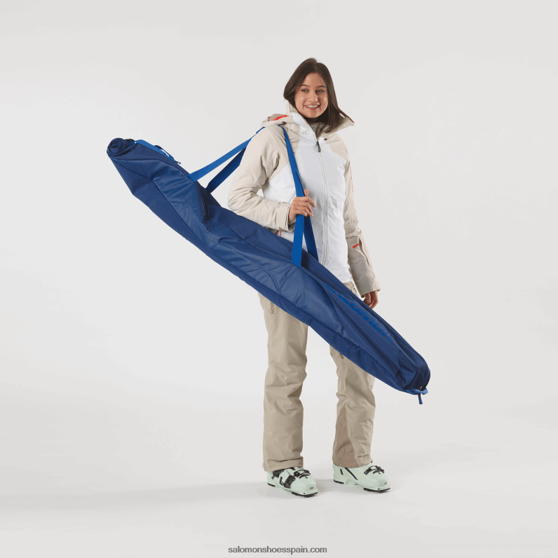 bolsa de esquí para hombre - extender 1p acolchado 160-210 Salomon 00B0PZ407 azul náutico/peonía azul marino