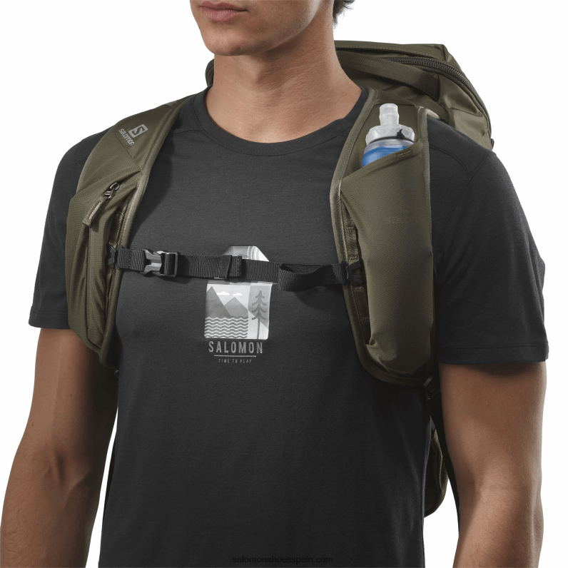 bolsa de viaje para hombre - outlife pack 20 Salomon 00B0PZ404 martini oliva/noche de aceitunas