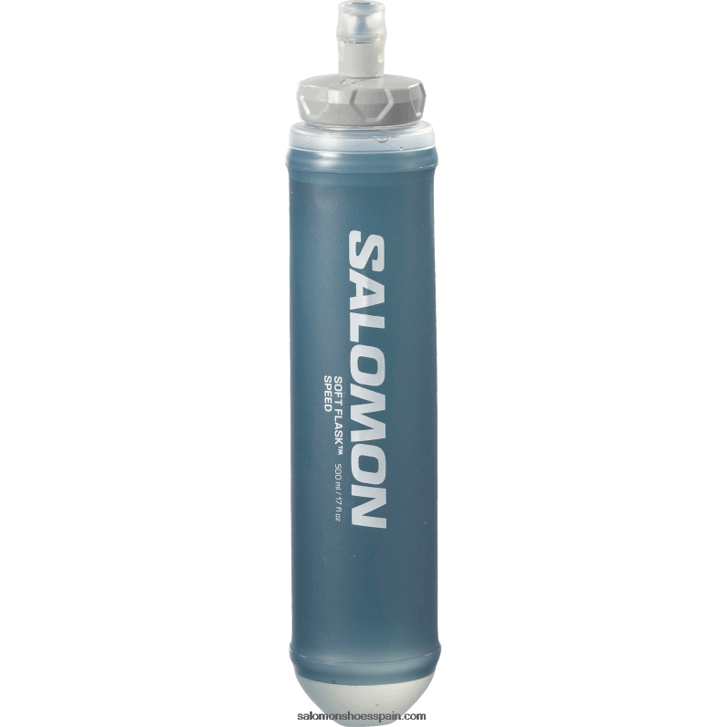 accesorios de hidratación para hombre - botella blanda 500ml/17oz speed 42 Salomon 00B0PZ393 pizarra gris