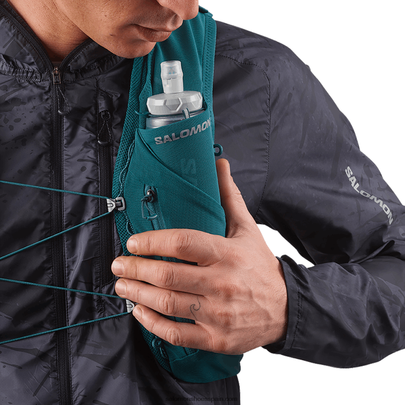 accesorios de hidratación para hombre - botella blanda 500ml/17oz speed 42 Salomon 00B0PZ393 pizarra gris