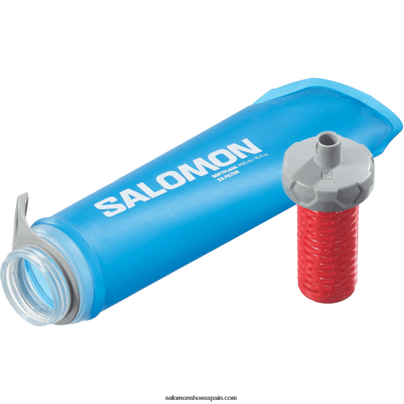 accesorios de hidratación para hombre - matraz suave xa filter 490ml/16oz 42 Salomon 00B0PZ1208 azul claro