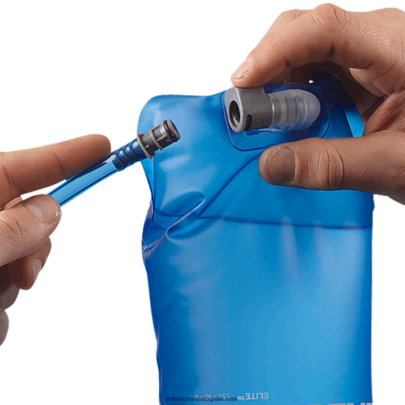 accesorios de hidratación para hombres - depósito blando de 1,5 l Salomon 00B0PZ401 azul claro