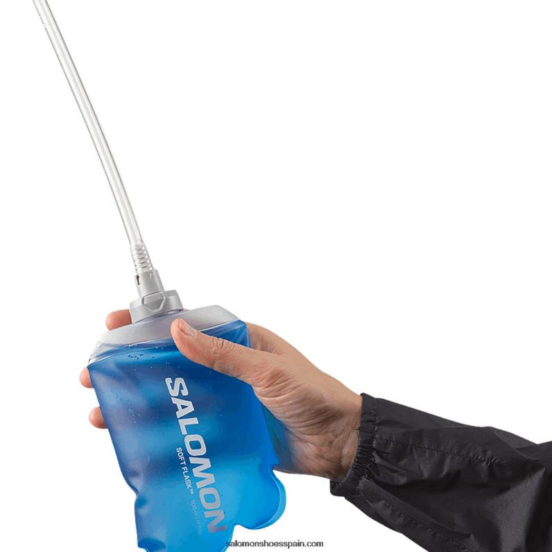 accesorios de hidratación para hombres - pajita de botella blanda Salomon 00B0PZ402 claro