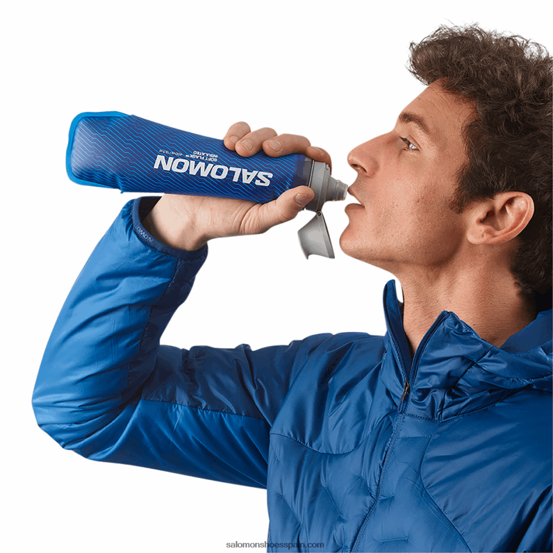 accesorios de hidratación para hombres - termo suave 400ml/13oz isotérmico 42 Salomon 00B0PZ387 azul claro