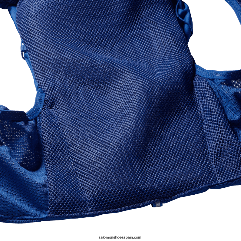 chaleco de running hombre con petacas incluidas - adv skin 12 Salomon 00B0PZ302 azul marino/ébano/blanco