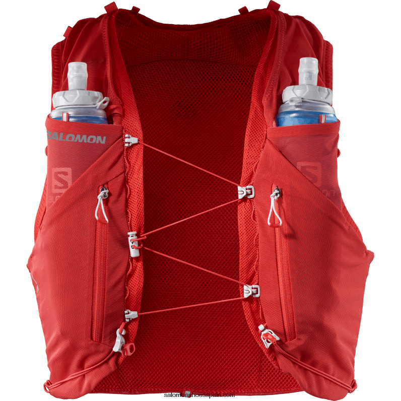 chaleco de running hombre con petacas incluidas - adv skin 12 Salomon 00B0PZ303 bayas de goji/ébano