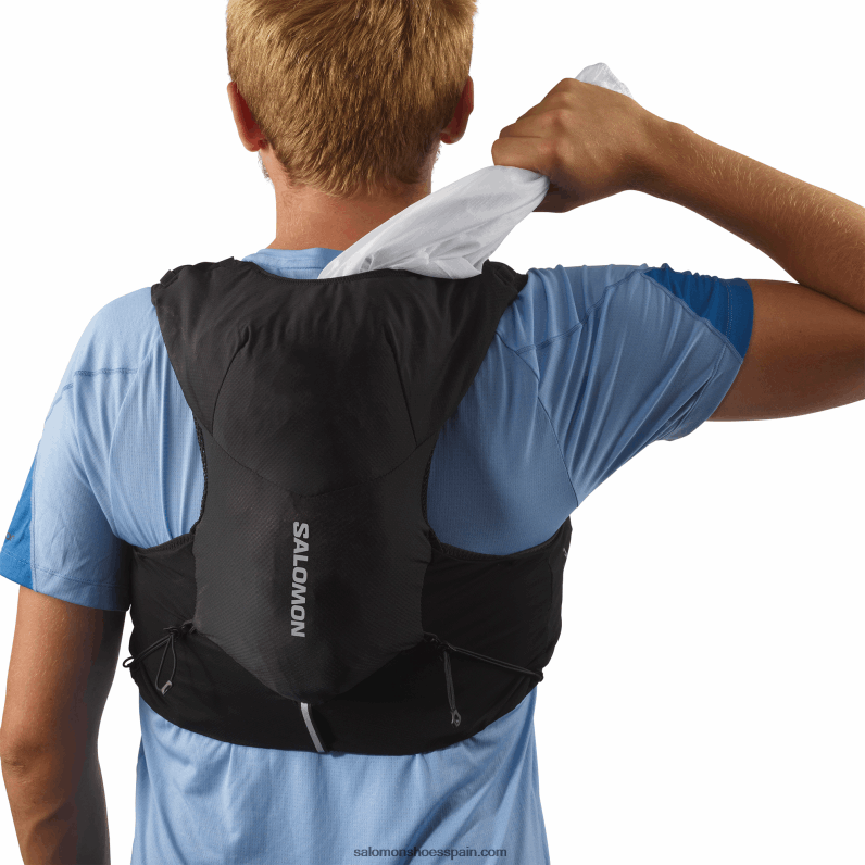 chaleco de running hombre con petacas incluidas - adv skin 5 Salomon 00B0PZ317 negro/ébano