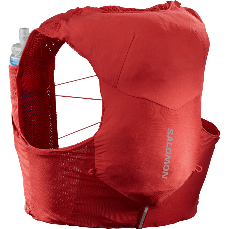 chaleco de running hombre con petacas incluidas - adv skin 5 Salomon 00B0PZ320 bayas de goji/ébano