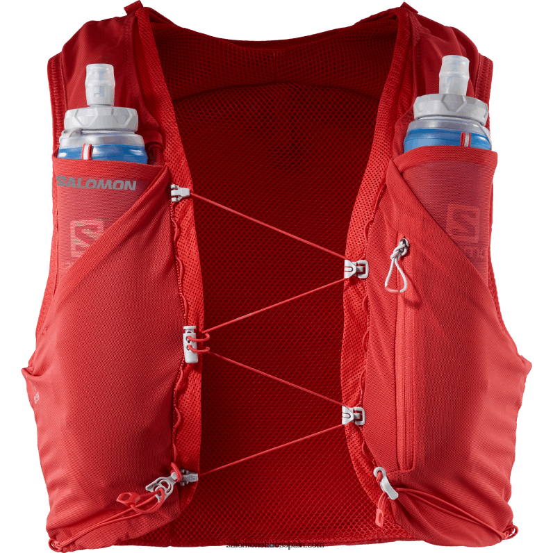chaleco de running hombre con petacas incluidas - adv skin 5 Salomon 00B0PZ320 bayas de goji/ébano