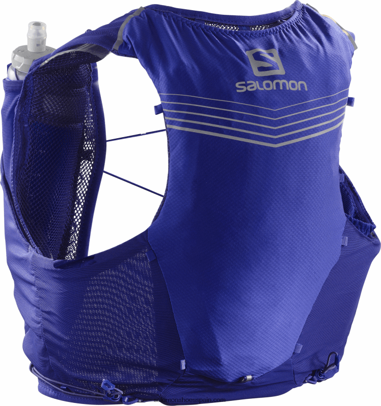 chaleco de running hombre con petacas incluidas - adv skin 5 Salomon 00B0PZ355 azul clemátide/ébano