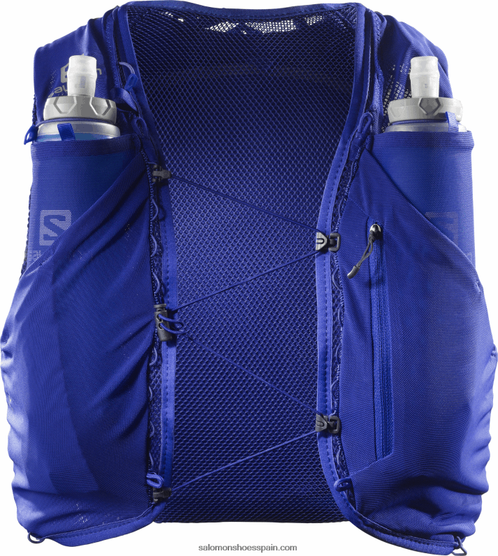 chaleco de running hombre con petacas incluidas - adv skin 5 Salomon 00B0PZ355 azul clemátide/ébano