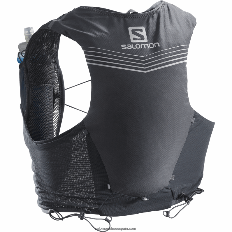 chaleco de running hombre con petacas incluidas - adv skin 5 Salomon 00B0PZ356 ébano