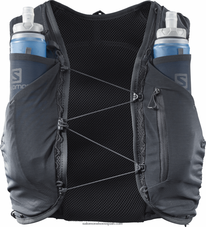chaleco de running hombre con petacas incluidas - adv skin 5 Salomon 00B0PZ356 ébano