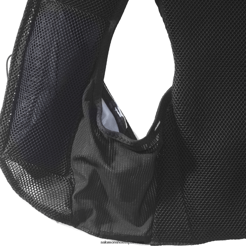 chaleco de running para hombre con petacas incluidas - adv skin 5 race flag Salomon 00B0PZ307 blanco negro
