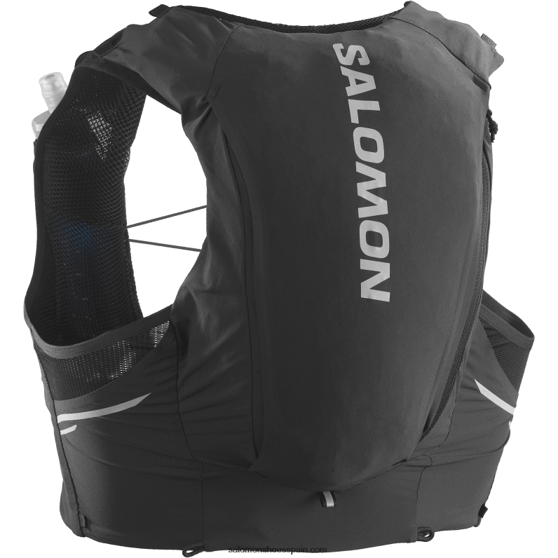 chaleco de running para hombre con petacas incluidas - sense pro 10 Salomon 00B0PZ341 negro/ébano