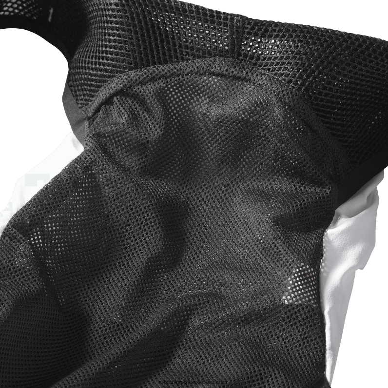 chaleco de running para hombre con petacas incluidas - sense pro 10 race flag Salomon 00B0PZ314 blanco negro