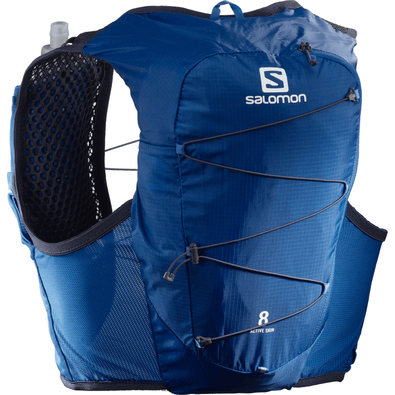 chaleco running hombre con petacas incluidas - active skin 8 Salomon 00B0PZ324 azul náutico/índigo humor