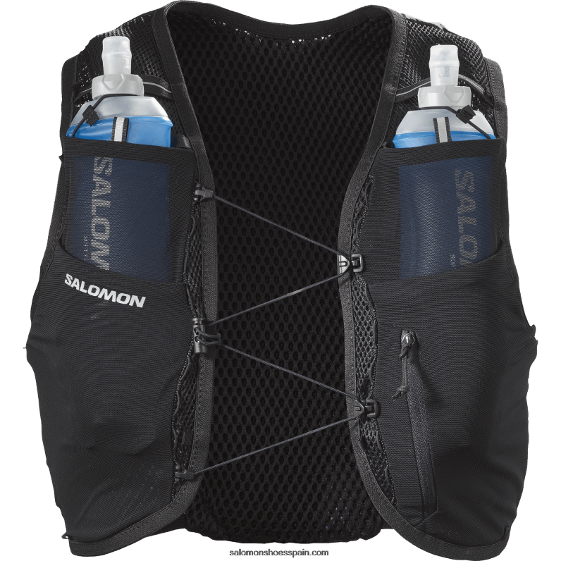 chaleco running hombre con petacas incluidas - active skin 8 Salomon 00B0PZ325 negro