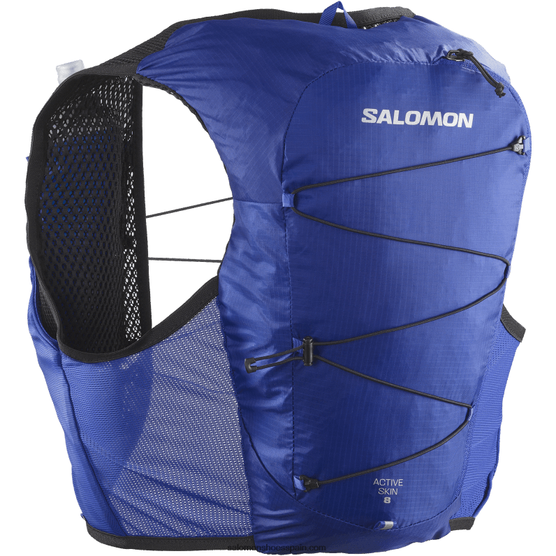 chaleco running hombre con petacas incluidas - active skin 8 Salomon 00B0PZ326 navegar por la web/negro