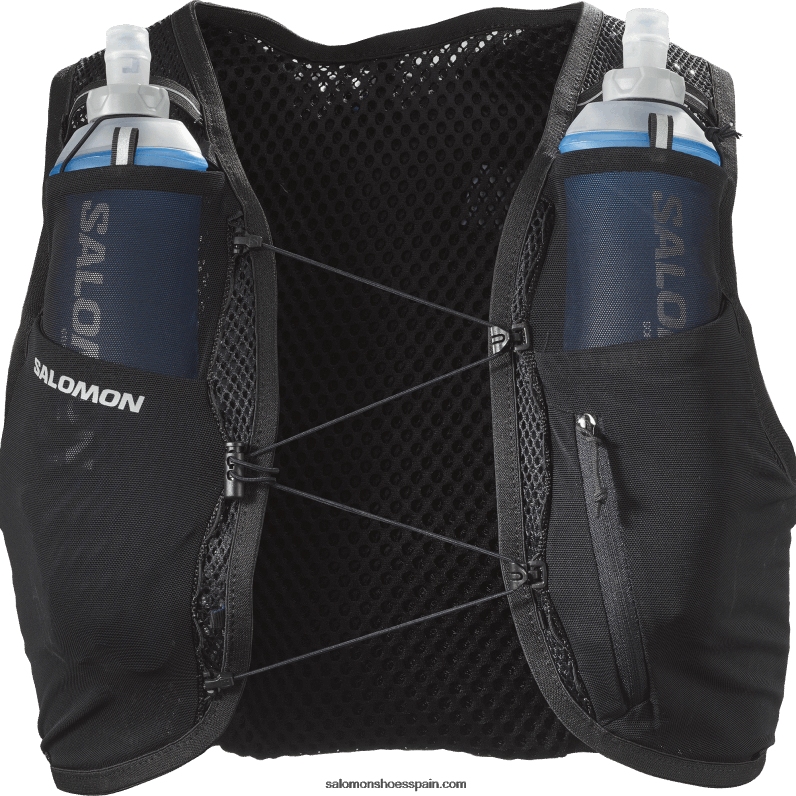 chaleco running hombre con petacas incluidas - piel activa 4 Salomon 00B0PZ330 negro