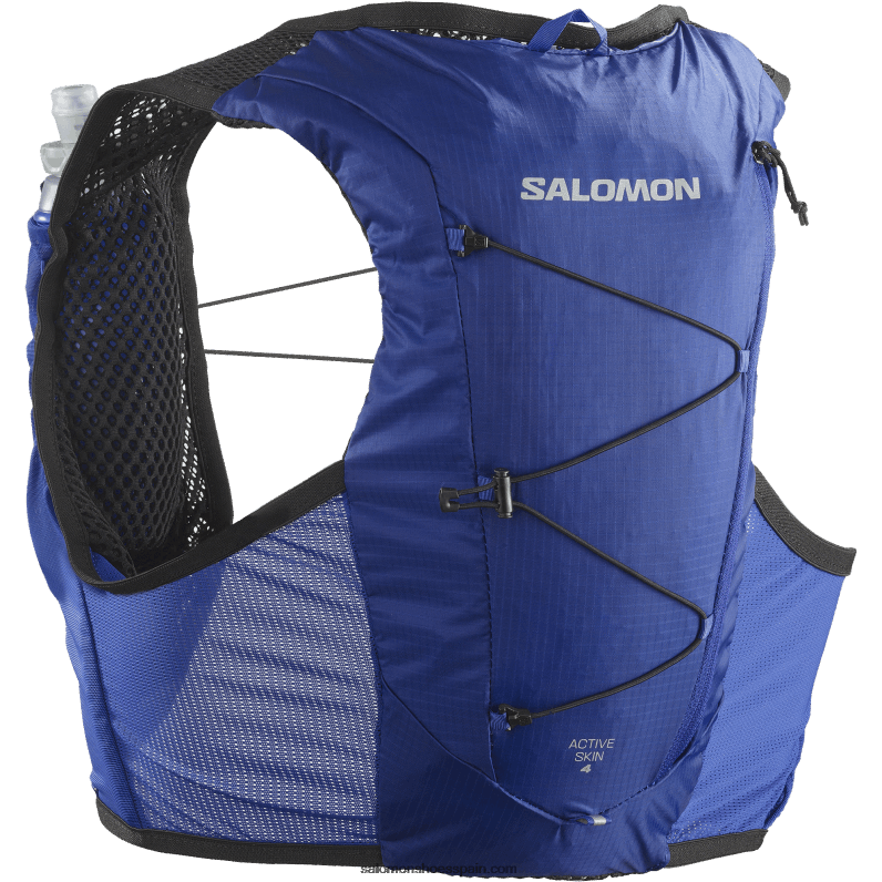 chaleco running hombre con petacas incluidas - piel activa 4 Salomon 00B0PZ332 navegar por la web/negro