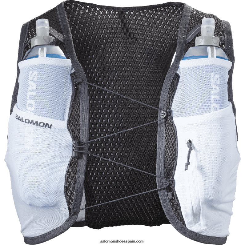 chaleco running hombre con petacas incluidas - piel activa 4 Salomon 00B0PZ333 blanco/ébano