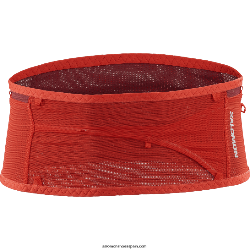 cinturón de hombre - sense pro Salomon 00B0PZ336 rojo fuego/ébano/cabernet