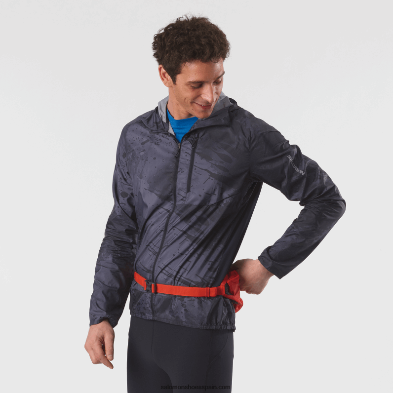 cinturon hombre con botella 3d incluida - active Salomon 00B0PZ346 rojo fuego/ébano