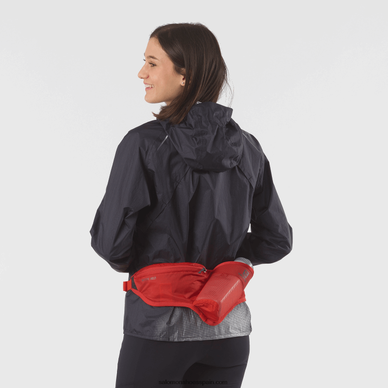 cinturon hombre con botella 3d incluida - active Salomon 00B0PZ346 rojo fuego/ébano