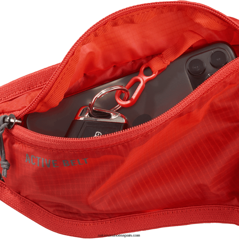 cinturon hombre con botella 3d incluida - active Salomon 00B0PZ346 rojo fuego/ébano