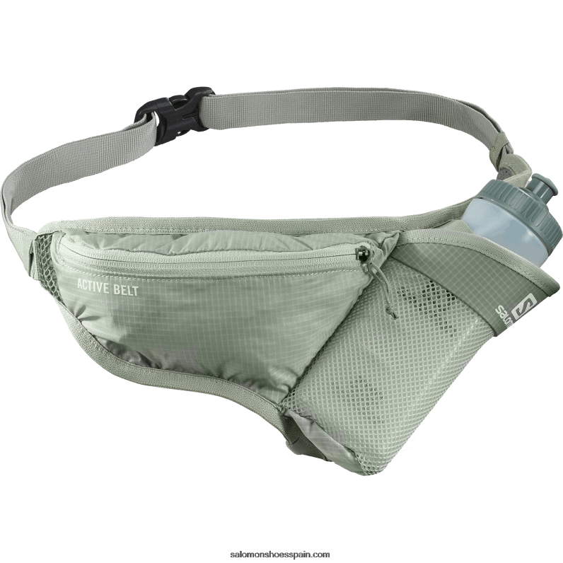 cinturon hombre con botella 3d incluida - active Salomon 00B0PZ347 hierro forjado/salvia sedona