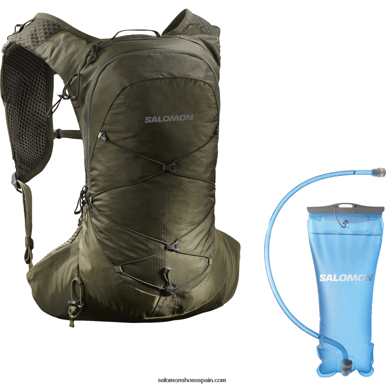 bolsa de senderismo para hombre - vejiga xt 10 Salomon 00B0PZ360 noche de aceitunas/aceite de martini