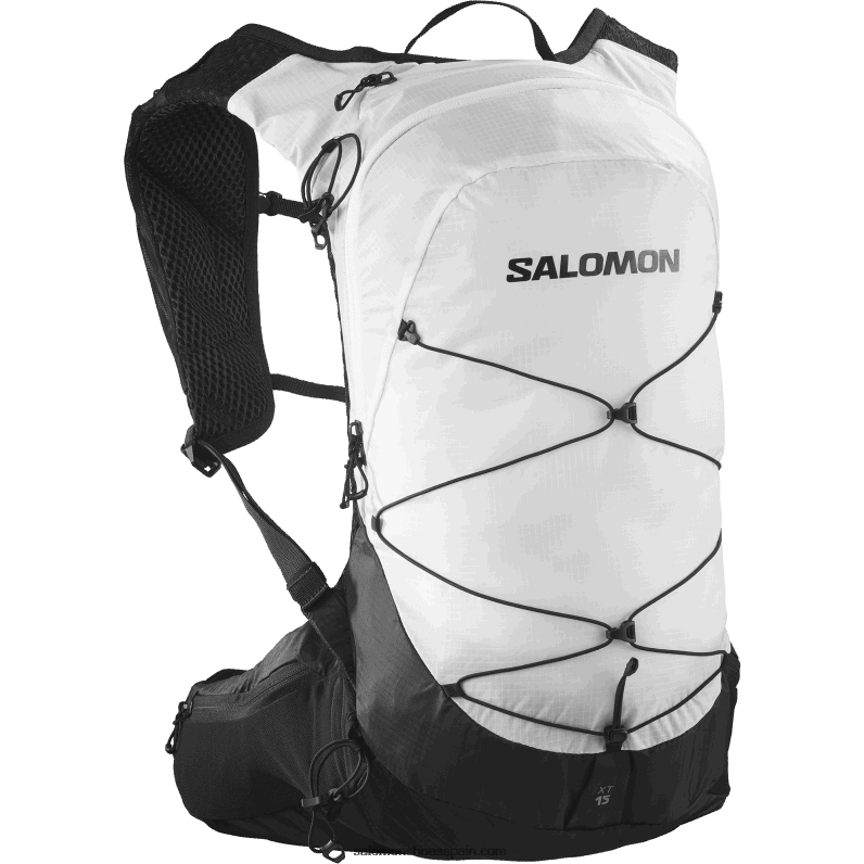 bolsa de senderismo para hombre - xt 15 Salomon 00B0PZ383 blanco negro