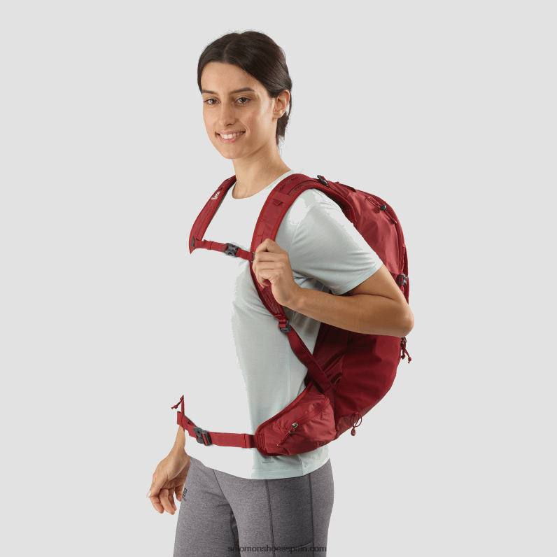 bolsa de uso diario para hombre - trailblazer 30 Salomon 00B0PZ367 guindilla/dalia roja/ébano