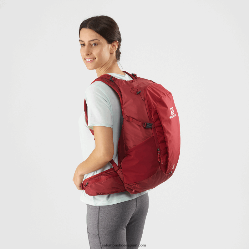 bolsa de uso diario para hombre - trailblazer 30 Salomon 00B0PZ367 guindilla/dalia roja/ébano