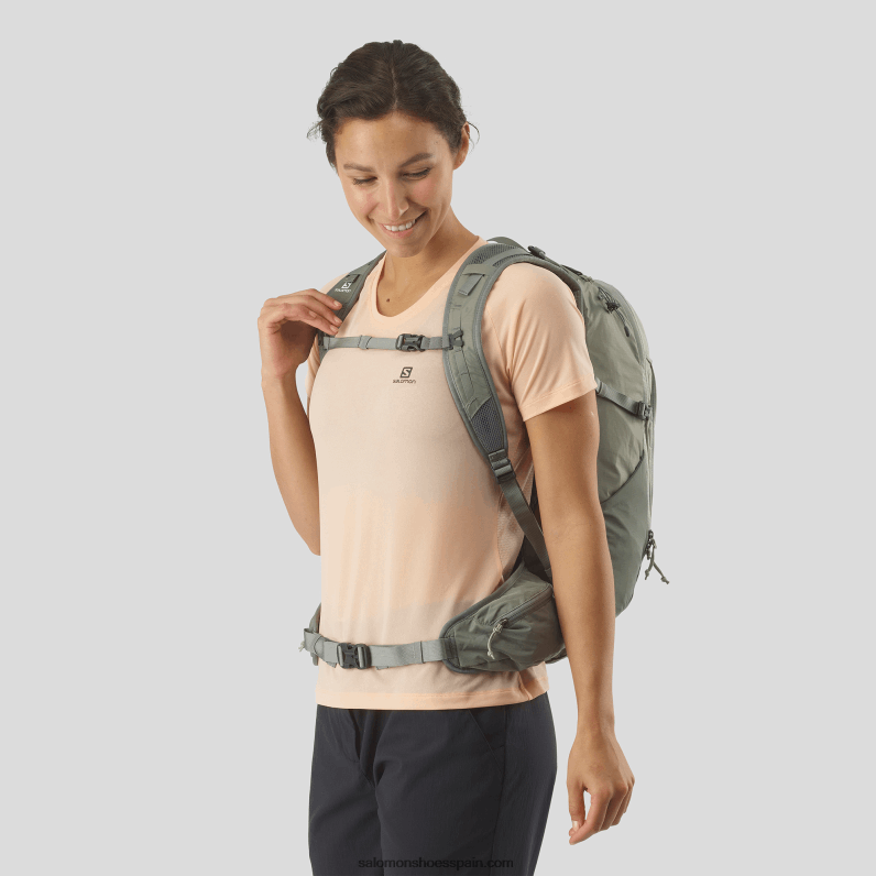 bolsa de uso diario para hombre - trailblazer 30 Salomon 00B0PZ368 hierro forjado/salvia sedona