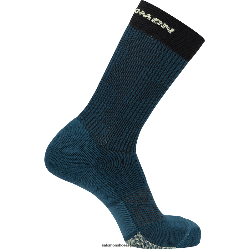 calcetines de hombre - x ultra crew Salomon 00B0PZ468 iris pacífico/negro profundo/amarillo