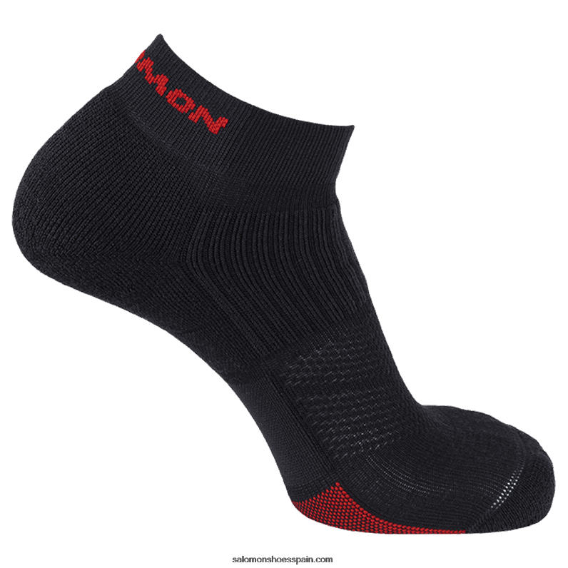 calcetines de hombre - x ultra tobillo Salomon 00B0PZ464 negro intenso/aleación/bayas de goji