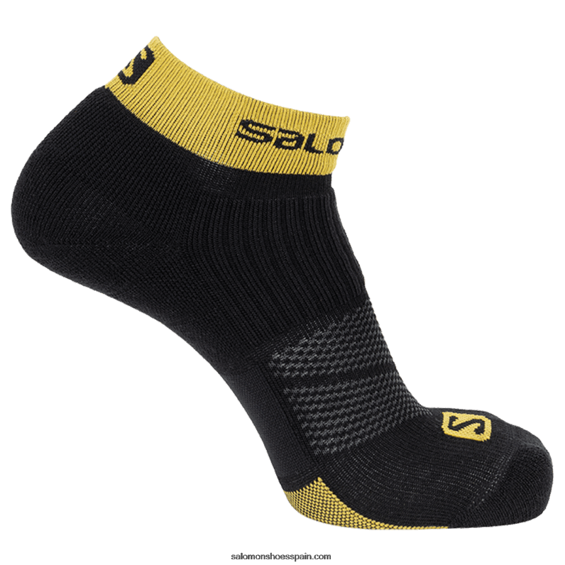 calcetines de hombre - x ultra tobillo Salomon 00B0PZ466 negro/azafrán