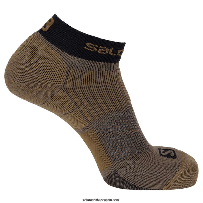 calcetines de hombre - x ultra tobillo Salomon 00B0PZ467 algas/negro