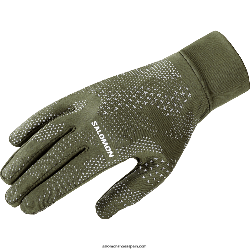 guantes de hombre - cross warm Salomon 00B0PZ472 noche del bosque/ao