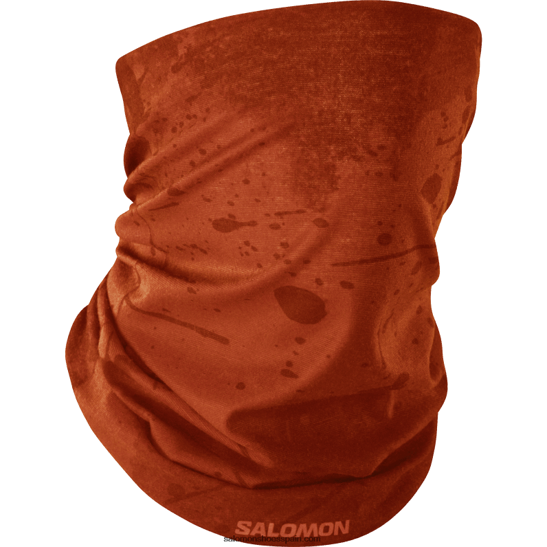 calentador de cuello de hombre - cruz Salomon 00B0PZ448 ocre tostado/ao/henna tostada