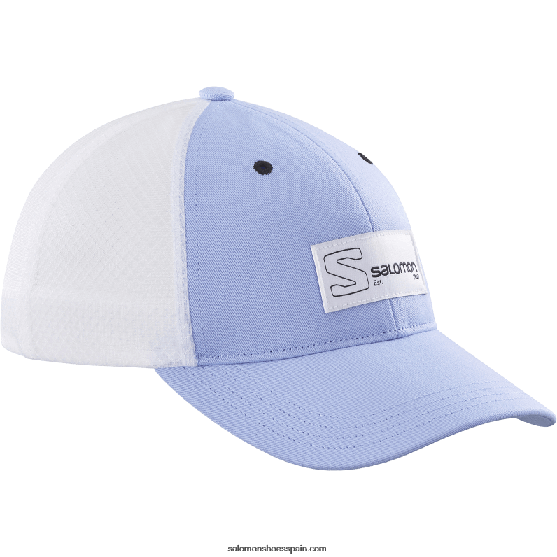 gorra curva hombre - trucker Salomon 00B0PZ436 serenidad/blanco