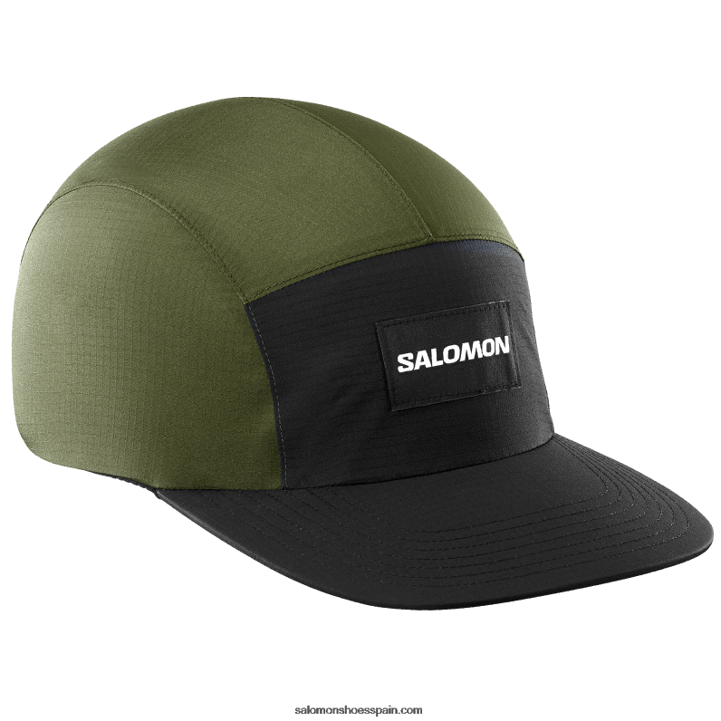 gorra de hombre - bonatti impermeable de cinco paneles Salomon 00B0PZ444 noche del bosque