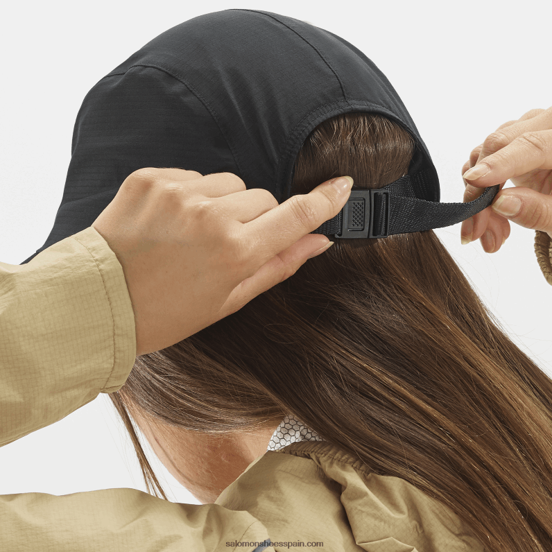 gorra de hombre - bonatti impermeable de cinco paneles Salomon 00B0PZ445 profundo negro