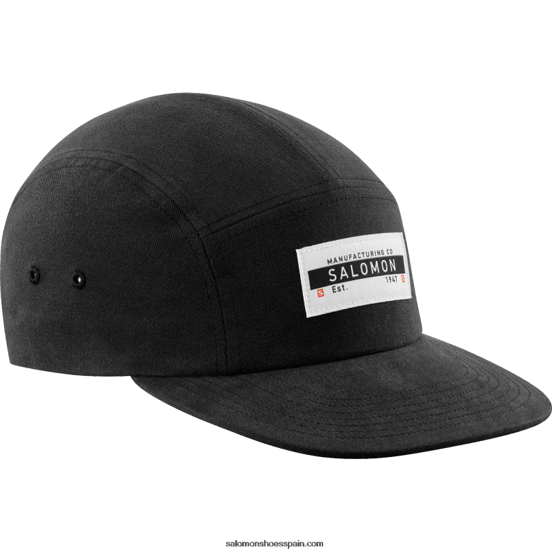 gorra de hombre - cinco paneles Salomon 00B0PZ450 negro