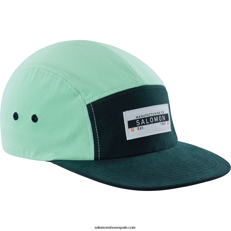 gorra de hombre - cinco paneles Salomon 00B0PZ451 cristal de playa/negro