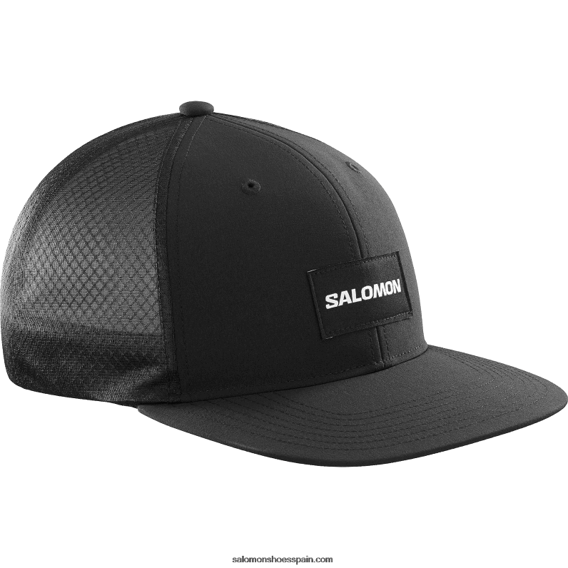 gorra plana de hombre - camionero Salomon 00B0PZ419 profundo negro