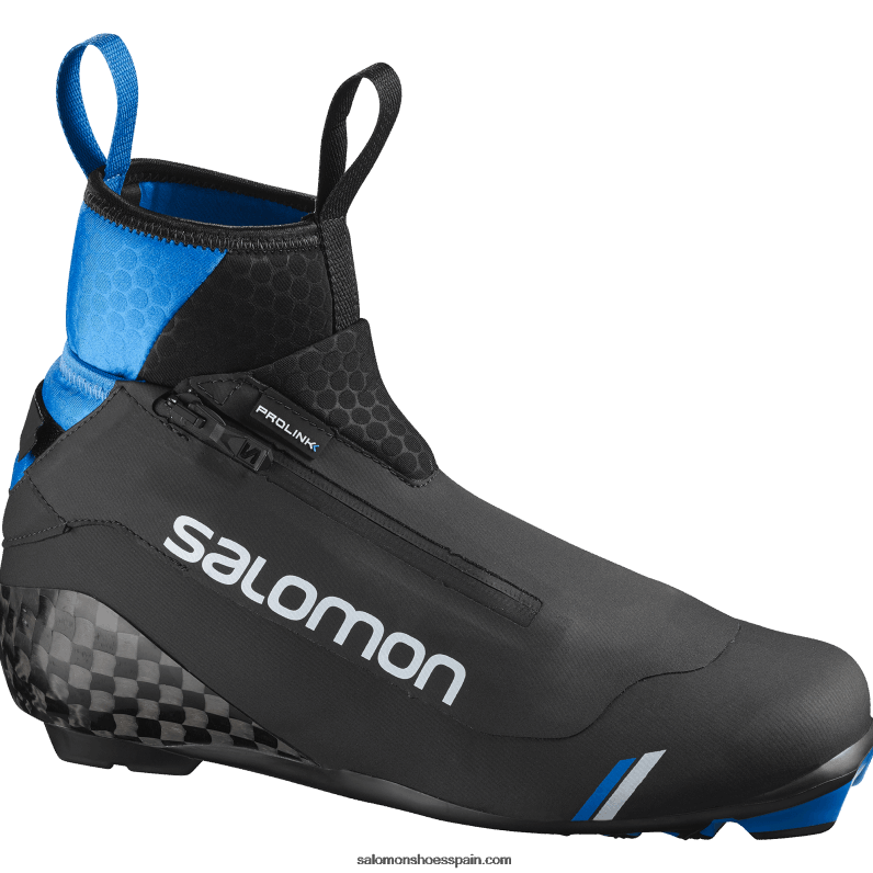 botas nórdicas clásicas de hombre - s/race classic Salomon 00B0PZ703 negro/azul proceso
