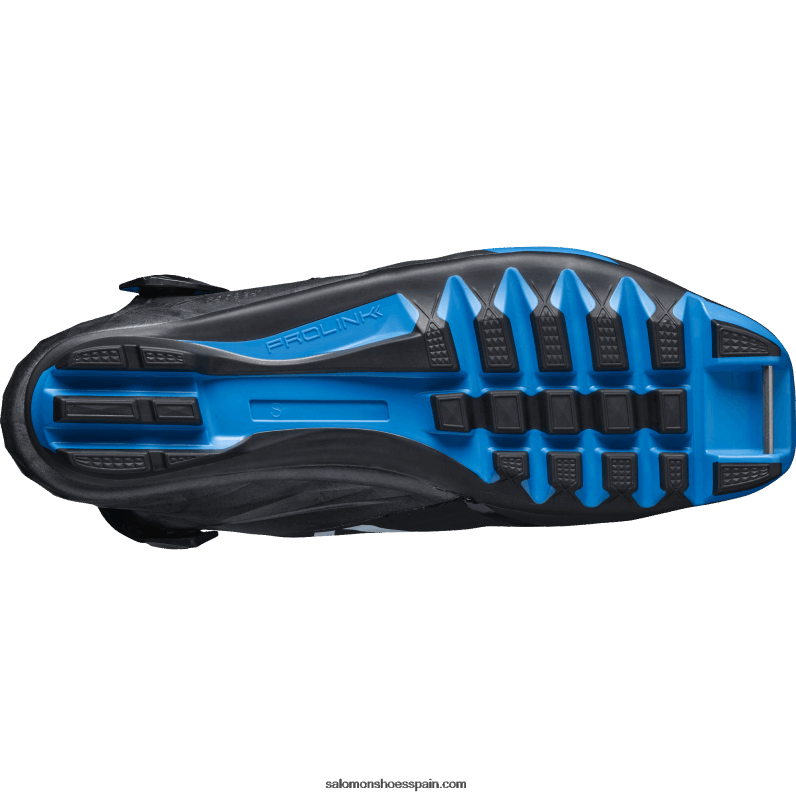 botas nordicas de patinaje para hombre - s/race carbon skate el Salomon 00B0PZ702 negro/azul proceso